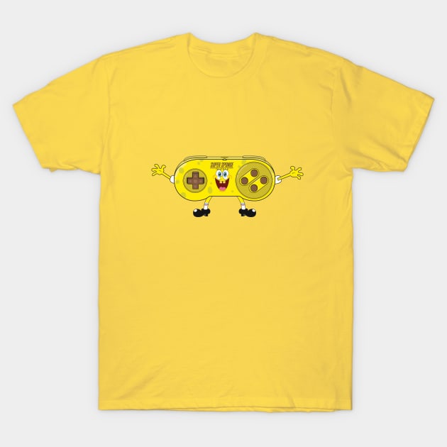 Spongey Gamer T-Shirt by KShinabery